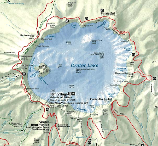 озеро The Crater Lake