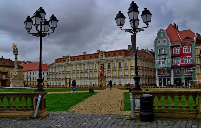 Город Тимишоара в Румынии