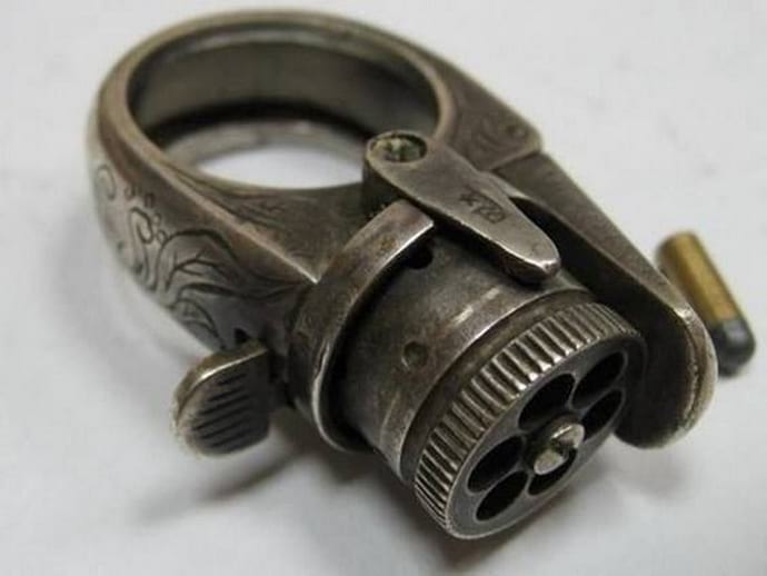 5. Кольцо–пистолет, 1870 год, Англия