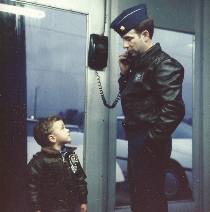 12. Я и мой отец-пилот в начале 80-х