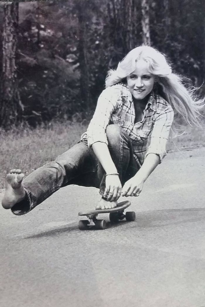 27. Моя мама занимается скейтбордингом в 1974 году