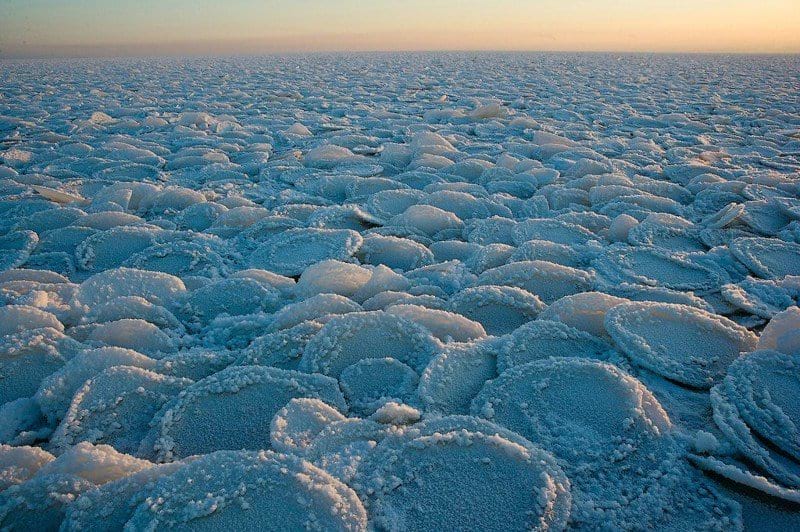 Лёд на Онежском озере (фото: Игорь Подгорный)