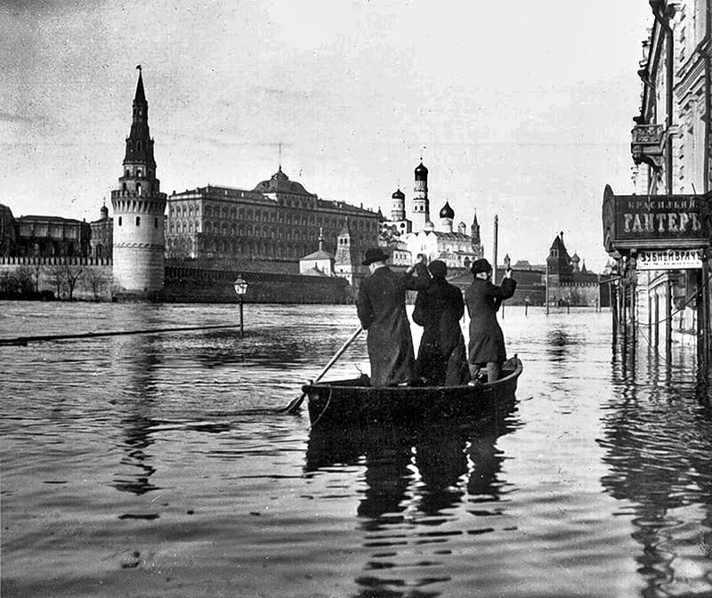 19. Наводнение в Москве. 11 апреля 1908 года