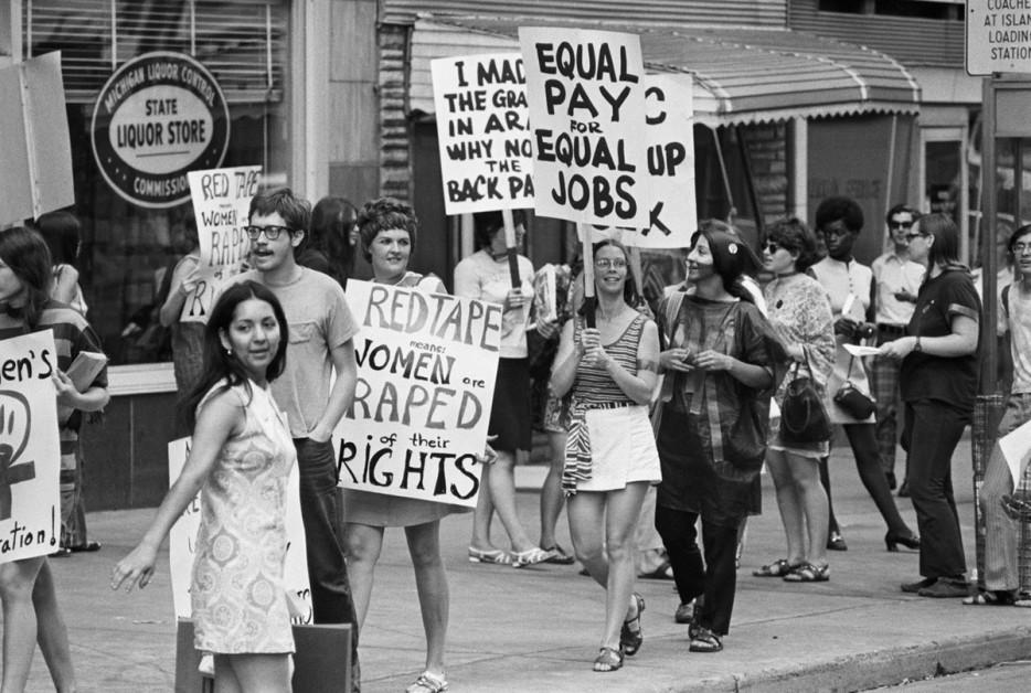 37. Движение за права женщин в Детройте, Мичиган. 1970 год.