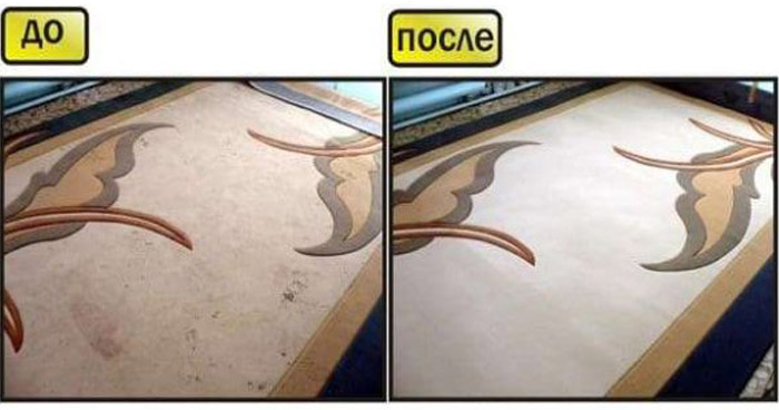 чистка ковра в домашних условиях