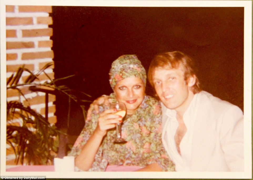 Дональд Трамп с первой женой, обворожительной моделью Иваной Трамп.