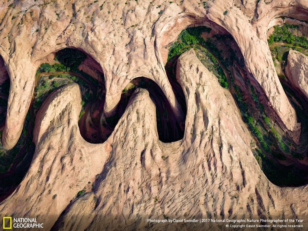 «Извилистый каньон», народный выбор в категории «Аэрофотоснимок»