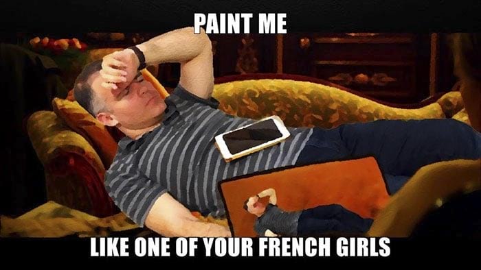 «Нарисуй меня как одну из твоих французских женщин»