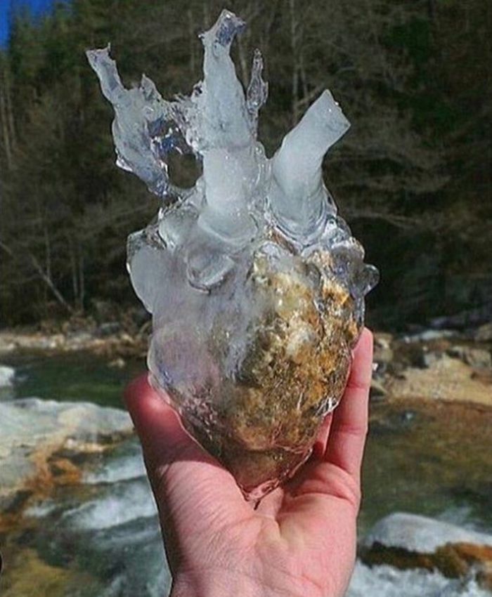 Вот как выглядит ледяное сердце