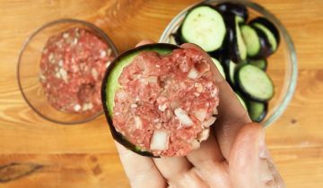 баклажаны с мясом
