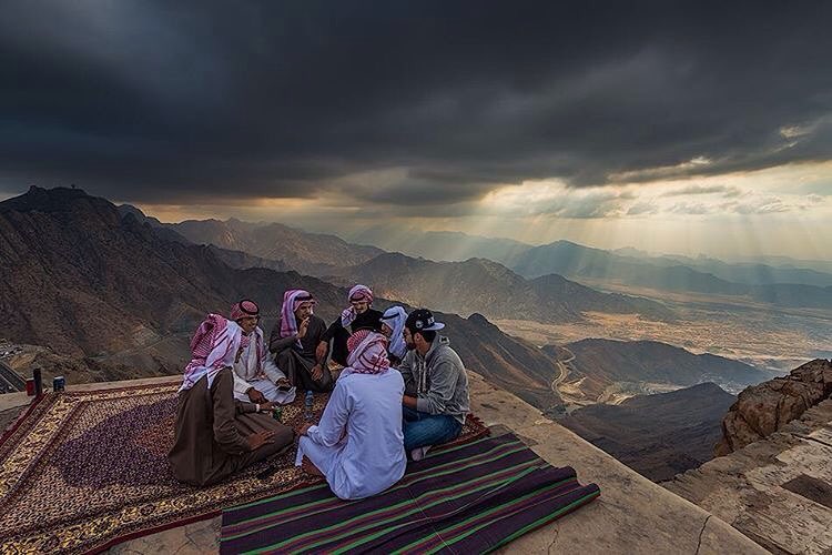 На фото: горная вершина Аль-Хада.