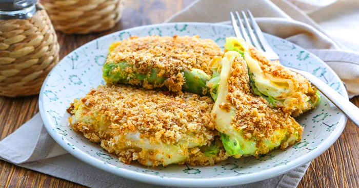 шницель из капусты