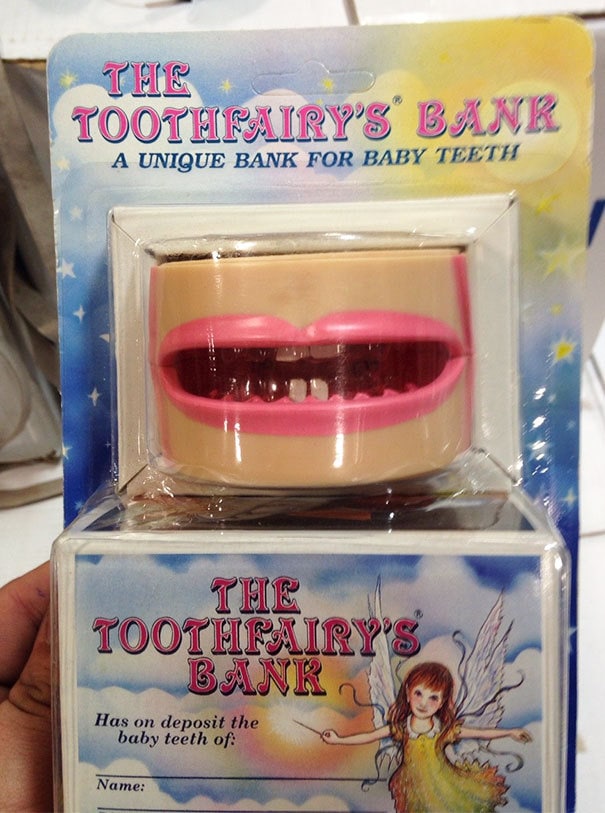 17. «Это штуковина для собирания детских молочных зубов. Жуть!»