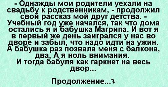 Ужин стынет
