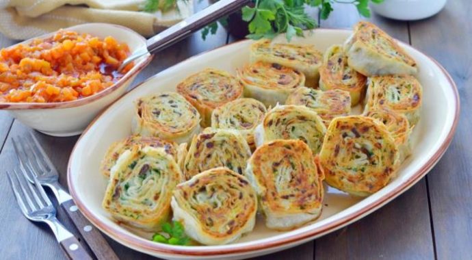 5 закусок из лаваша