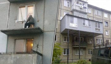 балконы из маленьких городков