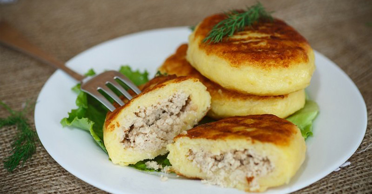 Картофельные зразы с фаршем