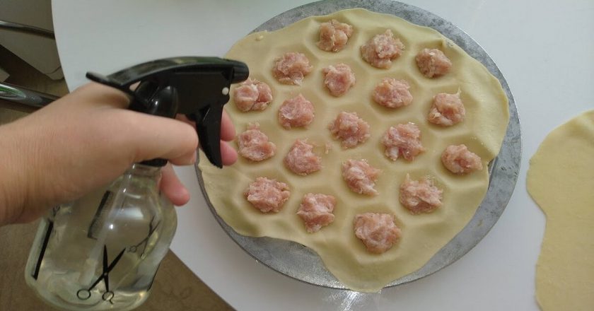 домашние пельмени вода