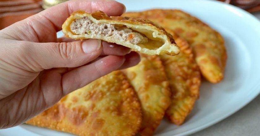 чебуреки на заварном тесте