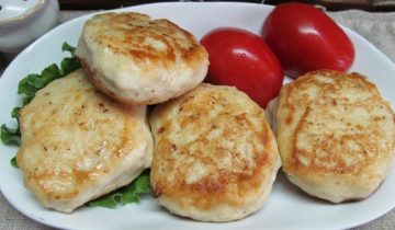 Куриные котлетки с хлебом