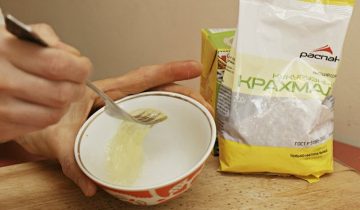 Маска-ботокс из крахмала