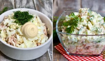 салат с бужениной и огурцом