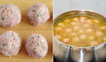 Картофельный суп с фрикадельками