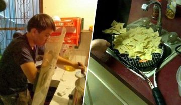 Мужчина на кухне