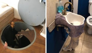 на съёмной квартире