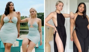 Одинаковые наряды на разных фигурах
