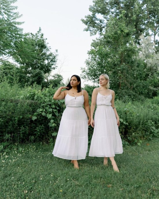 Одинаковые наряды на разных фигурах