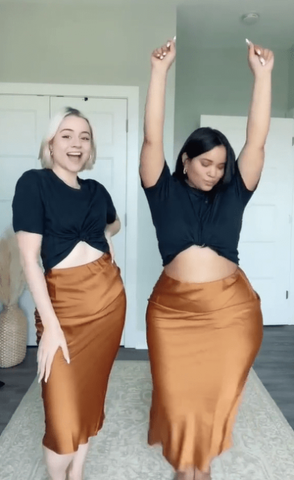 Одинаковые наряды на разных фигурах