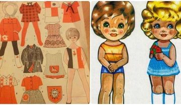 Бумажные куклы из нашего детства