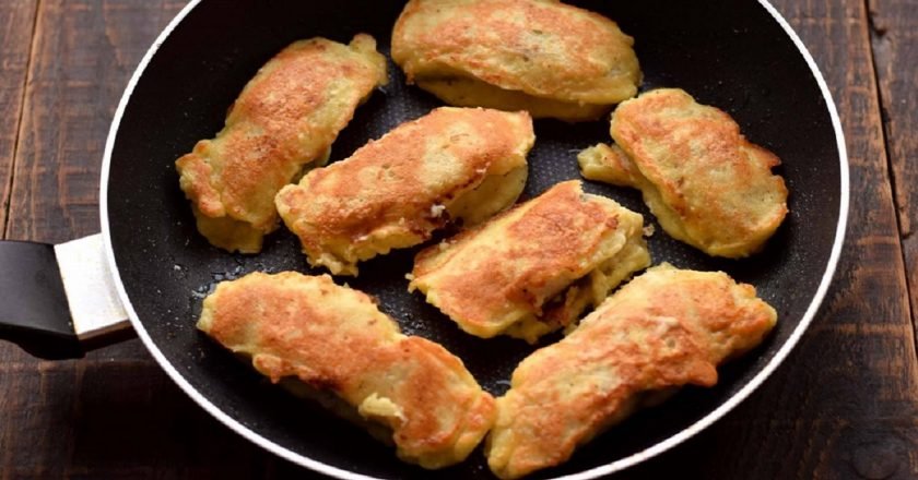 Жареная рыба в луковом кляре