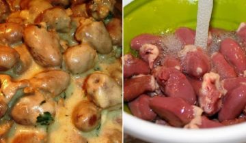 Куриные сердечки в духовке