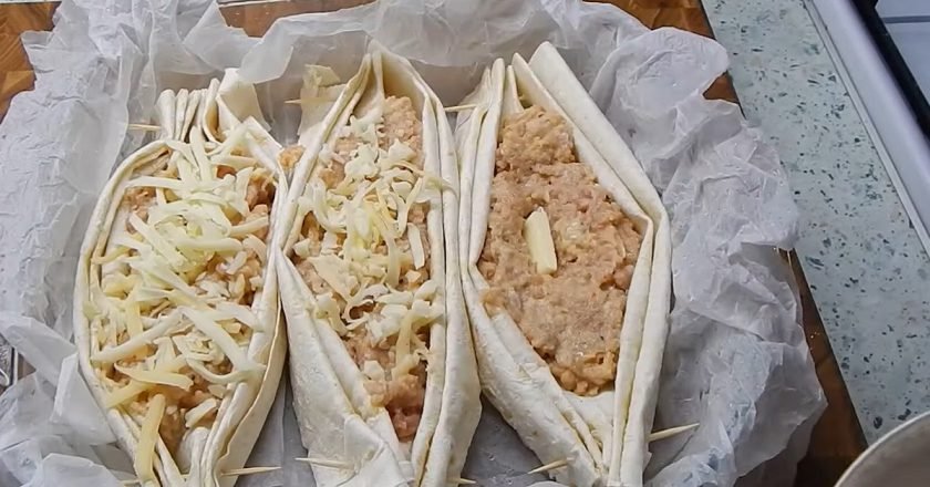 Запеченные лодочки с фаршем