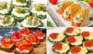 закуски с рыбой