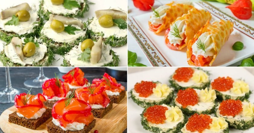 закуски с рыбой