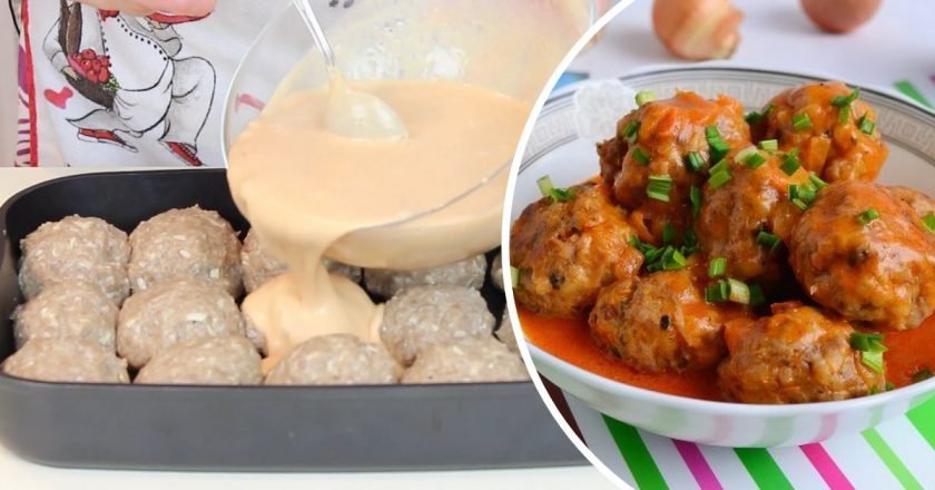 сочные мясные шарики