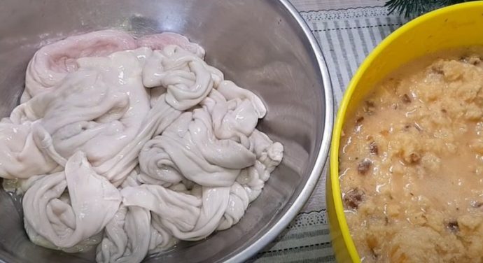 Картофельная колбаса