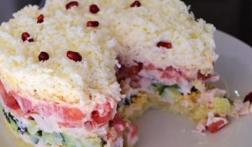 Курица под снегом