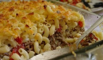 Макароны с фаршем в духовке