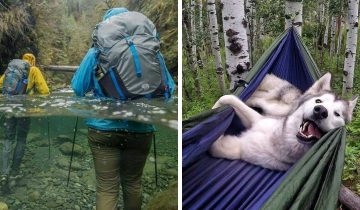 успели снять в походе