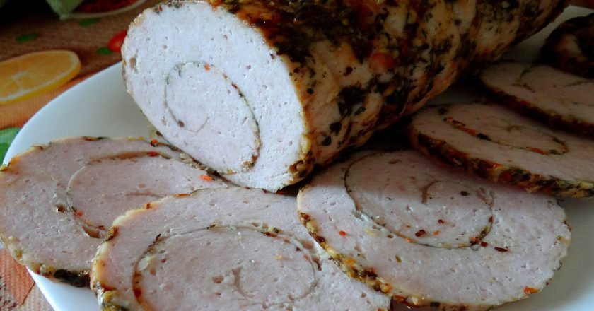 Куриный рулет «Столичный»