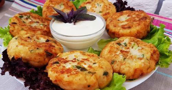 Драники по-гречески